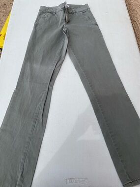 Garage Olive Green High-Rise Pants